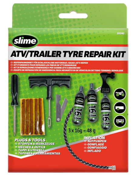 Slime atv/trailer tyre repair kit