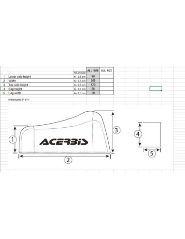 Acerbis cerada za cross motore
