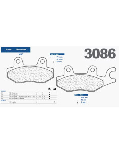 Carbone lorraine disk pločice 3086 msc