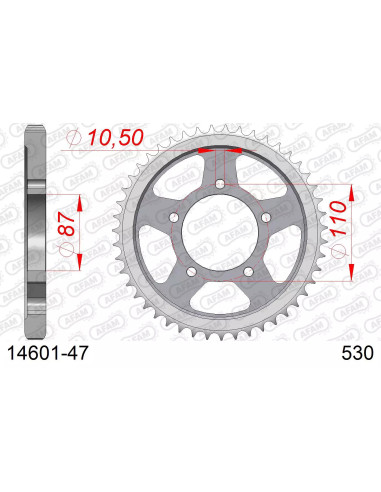 Afam lančanik 14601 47z
