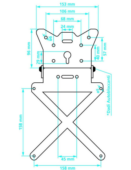 LAMPA UNIVERZALNI NOSAČ TABLICE X-PLATE