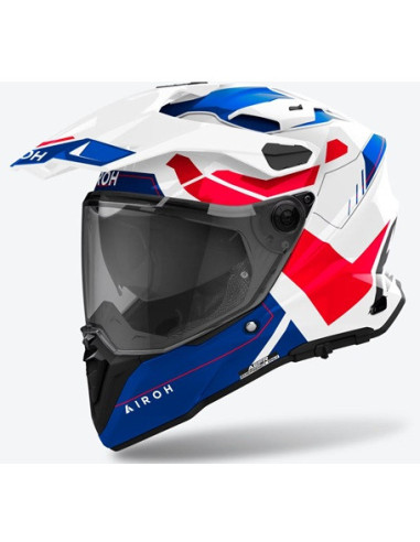 AIROH KACIGA COMMANDER II REVEAL B/R GLOSS